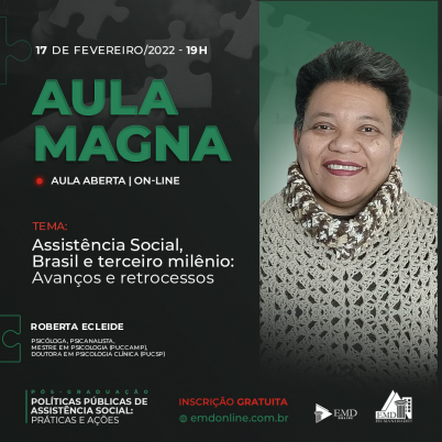 AULA MAGNA - Pós-Graduação em Políticas Públicas de Assistência Social