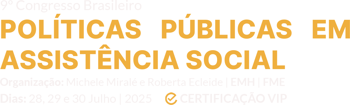 9º Congresso Brasileiro de Políticas Públicas em Assistência Social