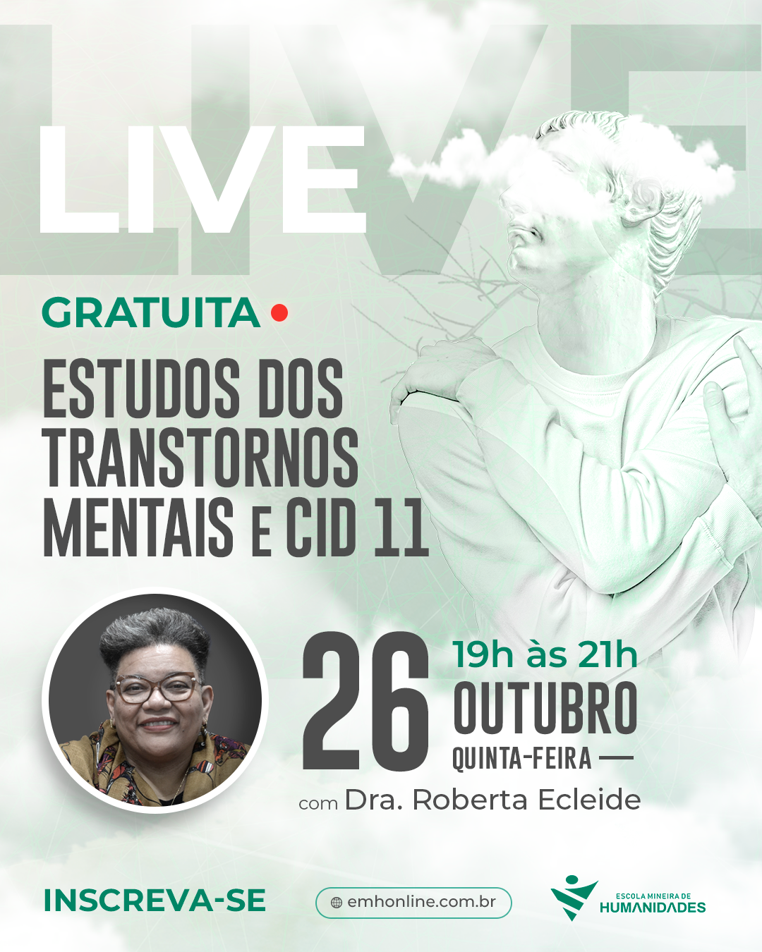 Live Gratuita - Estudos dos Transtornos Mentais e CID 11